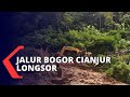 Jalur Bogor Menuju Cianjur Longsor dan Ambles