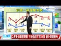 【義仲氣象報報】東北季風發威! 週末北部濕涼 下週五迎冷氣團探10度│中視晚間氣象 20241207