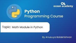 Python Math module in Tamil #modules #math #python #pythonprogramming #ocean