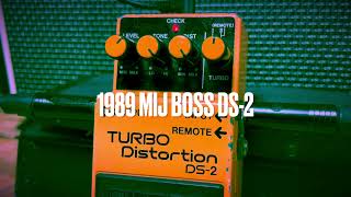 BOSS DS-2 1989 MIJ vs 2022 MIM - Sound DEMO @efmaniac111