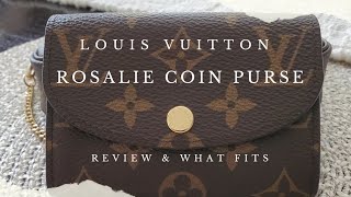 LV Rosalie Coin Purse | Review \u0026 What Fits