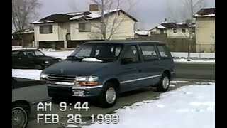 The 1993 Plymouth Voyager (February 26, 1993)