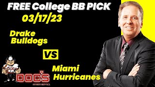 College Basketball Pick - Drake vs Miami Prediction, 3/17/2023 Best Bets, Odds & Betting Tips