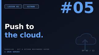 git push, pull, fetch — Sync With GitHub (Lesson 05 — GITHUB)