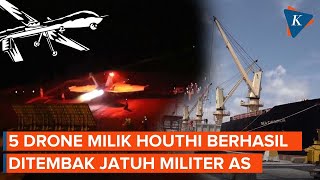 Militer AS Melaporkan Telah Hancurkan 5 Drone Milik Houthi