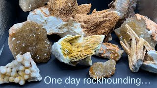 The amazing finds of one day rockhounding Washington county Missouri