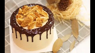 鬆軟又好食既純素蛋糕【Caramel Drip Cake】| BAKE YOUR OWN