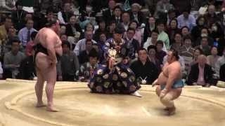 琴勇輝 vs 旭天鵬 2015大相撲三月場所2日目 Kotoyuki vs Kyokutenho SUMO