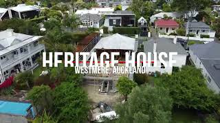 Heritage House renovation. Cinematic video, drone