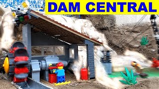 LEGO DAM Disaster - Hydroelectric Central and Village - SUSPENSE MOVIE Ep 3