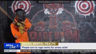 Ghanaians smash stress in rage rooms