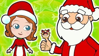 CHRISTMAS SONG Where is thumbkin? 👍 Celebrate Christmas with Santa Claus and his friends