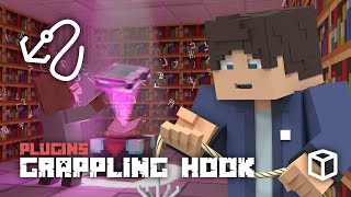 How to install and use the Grappling Hook Plugin in Minecraft