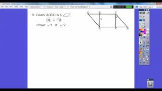 Proofs with Parallelograms - Module 1.4 (Part 2)