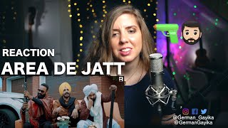 German गायिका REACTION to AREA DE JATT | Darsh Dhaliwal ft Gurlez Akhtar | Gur Sidhu | Punjabi Song
