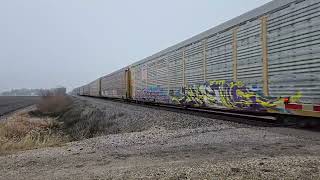 Christmas Eve Railfanning near Wenona and Rochelle, IL 12/24/24