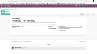 Odoo V14 - Cycle Counts