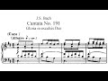 Gloria in excelsis Deo (BWV 191 - J.S Bach) Vocal score