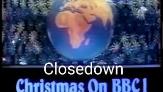 BBC1 closedown 29th/30th December 1971