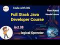 Logical Operator in Java || Operator In java || Java full stack development #java #logicaloperators
