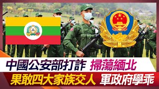 中國公安部打詐 掃蕩緬北 果敢四大家族交人 軍政府學乖【#環球大戰線】20231123-P1 何戎 介文汲 鈕則勳 鄭繼文