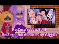 Re:Zero reacts to || Re:Zero in 8 minutes || Gigguk || Part 1 || Voiced