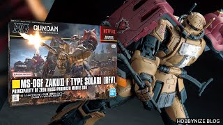 HG 1/144 Zaku II (F Type) Solari's Machine / Mobile Suit Gundam Requiem For Vengeance [Update]