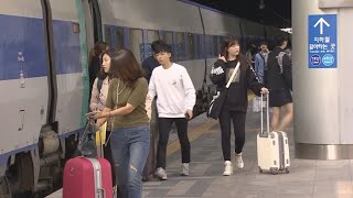 서울역 귀경행렬 이어져…KTX 호남선 상행 매진 / 연합뉴스TV (YonhapnewsTV)