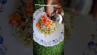 1 min healthy sprouts recipe. protein salad recipe. Moong sprouts salad. #shorts #moongsprouts.