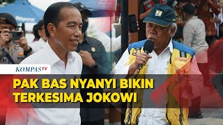 Pak Bas Nyanyi 'Bengawan Solo' saat di Manado, Bikin Jokowi Senyum Sumringah