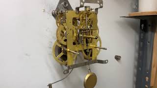 MX1065 Ingraham 8 day time and strike mantel clock movement - Overhauled!!!