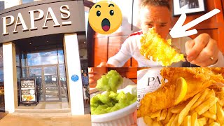 Papa's Fish & Chips Blackpool REVIEW - Voted BEST Fish and Chips in the UK?