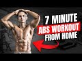 7 Minute ABS Workout from HOME - Follow Along