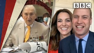 William and Kate video call veterans' party 🥳 | VE Day 75 - BBC