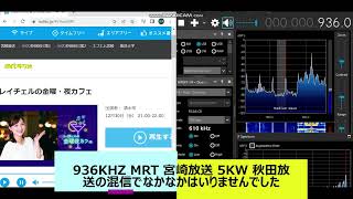 936KHZ MRT　宮崎放送　５KW