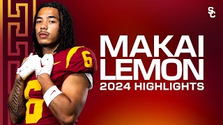 Makai Lemon 2024 USC Football Highlights