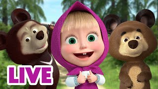 🔴 LIVE! Maşa İle Koca Ayı ❄️☕ Soğuk Günler İçin Sıcak Hikâyeler 📖✨ Masha and the Bear