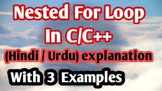 Nested For Loop in C (Hindi/URDU)