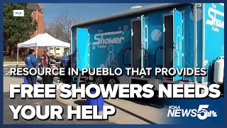 Resource in Pueblo that provides free showers for people needs your help