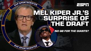 Mel Kiper Jr.'s SURPRISE OF THE DRAFT 👀 New York Giants didn't take J.J. McCarth