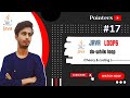 do-while loop in Java #17 | Looping Statement | Java Course | Java Tutorial | Pointers
