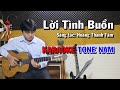 Lời Tình Buồn - Tone Nam - Beat Guitar - Karaoke NBC