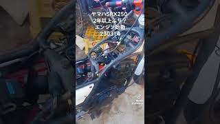 230315 ヤマハSRX250（51Y）エンジン始動