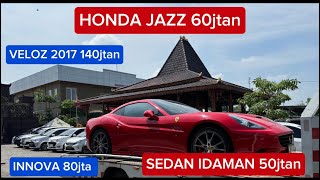 STOK TERBARU PRABU MOTOR BERBAGAI MACAM KENDARAAN READY HONDA JAZZ 60JTAN