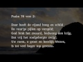 psalm 76 vers 1 en 2 god is bekend bij juda s stam