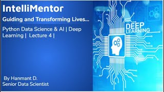Python Data Science & AI | Deep Learning | Lecture 4 | #deeplearning #datascience #coding