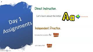 Grade K-2 Parent Canvas Overview