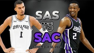 SAN ANTONIO SPURS VS SACRAMENTO KINGS FULL GAME HIGHLIGHTS