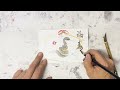 sumi e how to draw a new year s card for the year of the snake with japanese ink 2 墨絵で年賀状に巳を描く