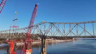 Chester Illinois bridge construction update for 1-16-2025